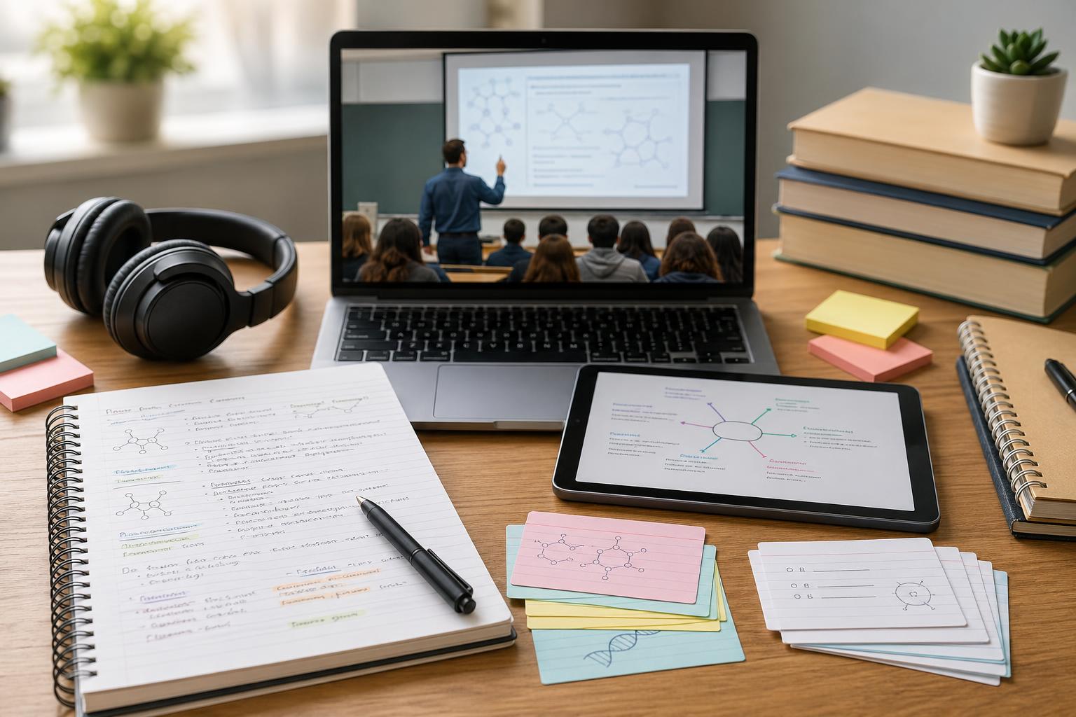 How to Turn Lecture Recordings Into Study Notes, Flashcards, and Quizzes