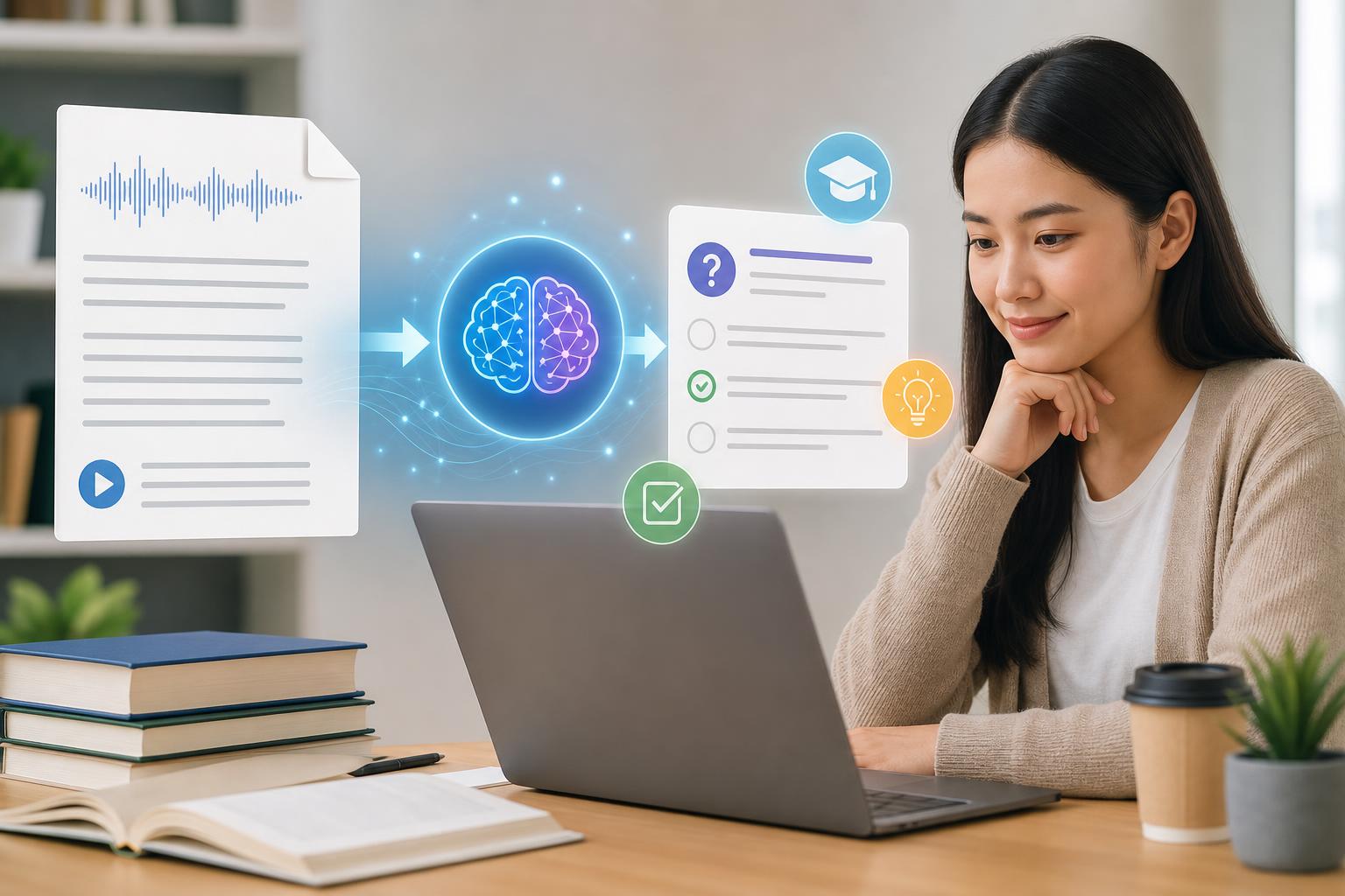 Transcript to Quiz Generator for Students: Best Tools, Features, and How to Choose