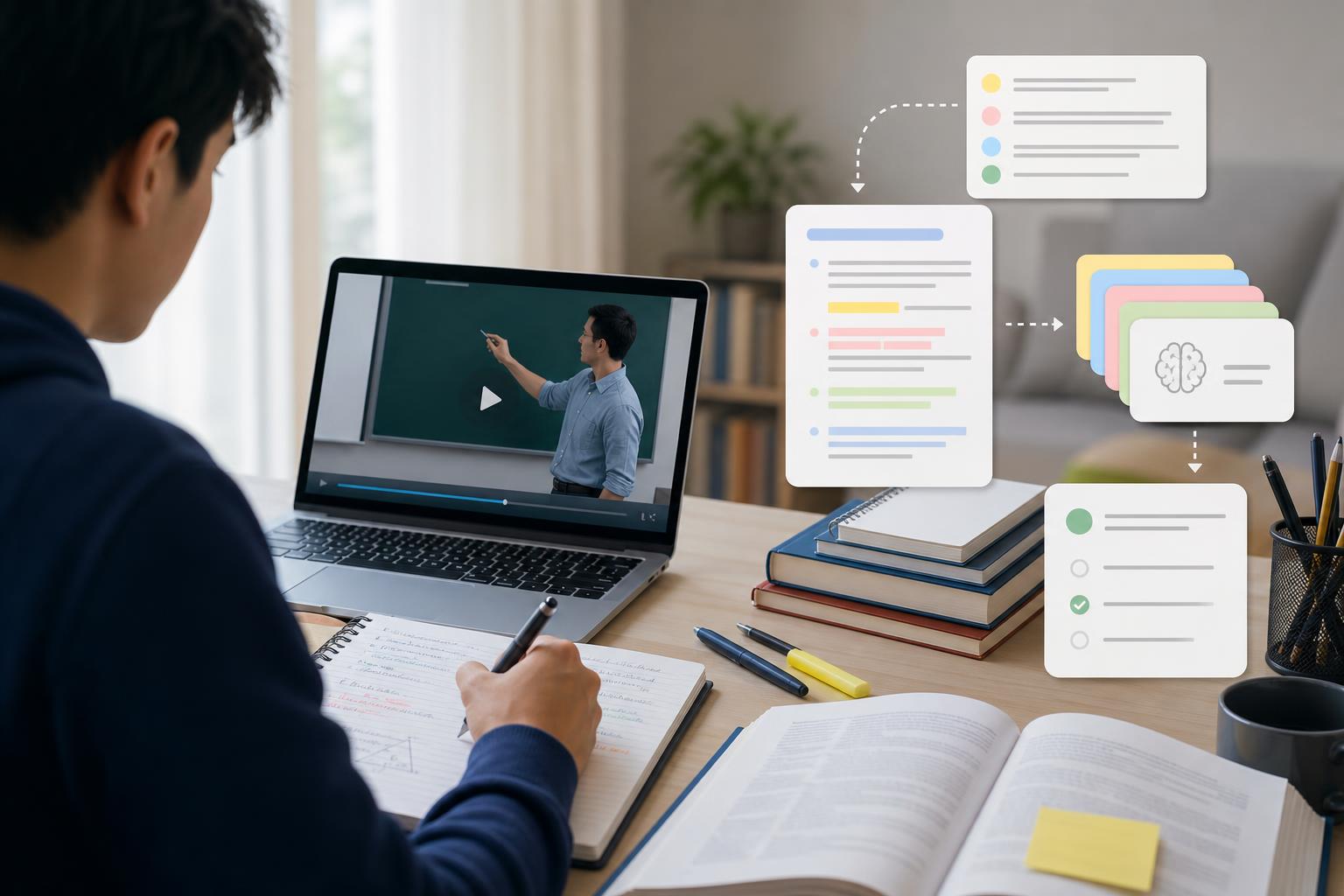 How to Turn Lecture Recordings Into Study Notes Without Rewatching the Whole Class featured image