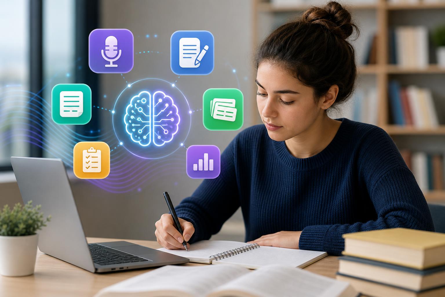 Best AI Tools for Studying From Lectures: Notes, Flashcards, and Quizzes Compared