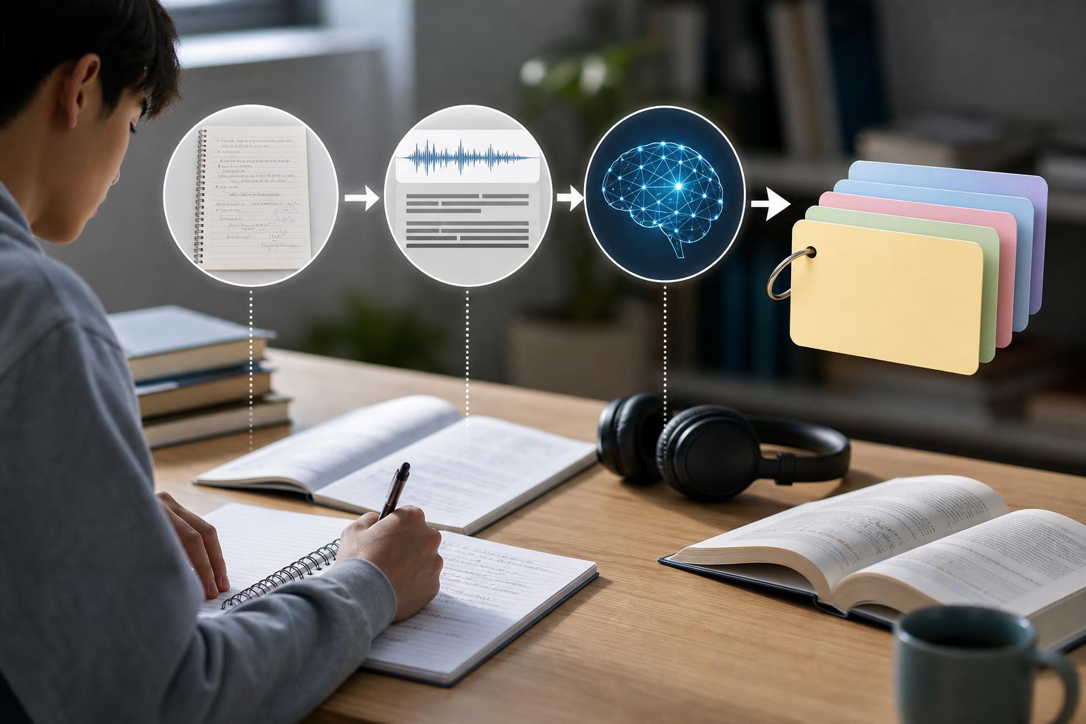 Best Ways to Create Flashcards From Lecture Notes and Recordings