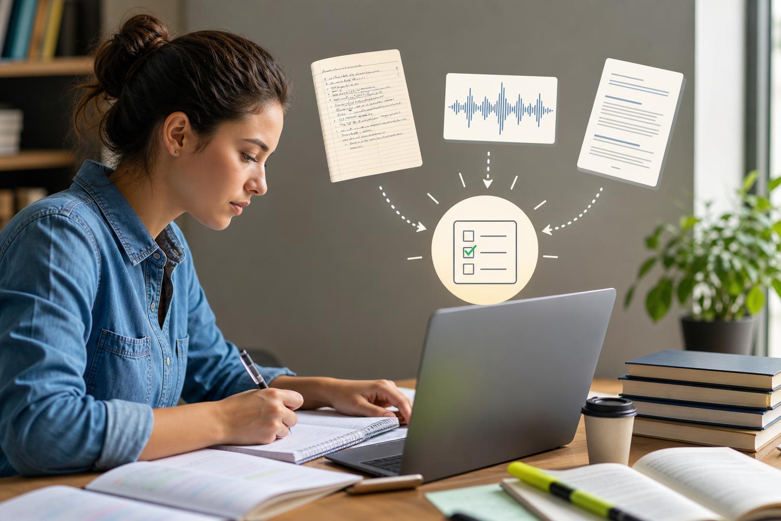 How to Create Practice Quizzes From Class Notes and Lectures