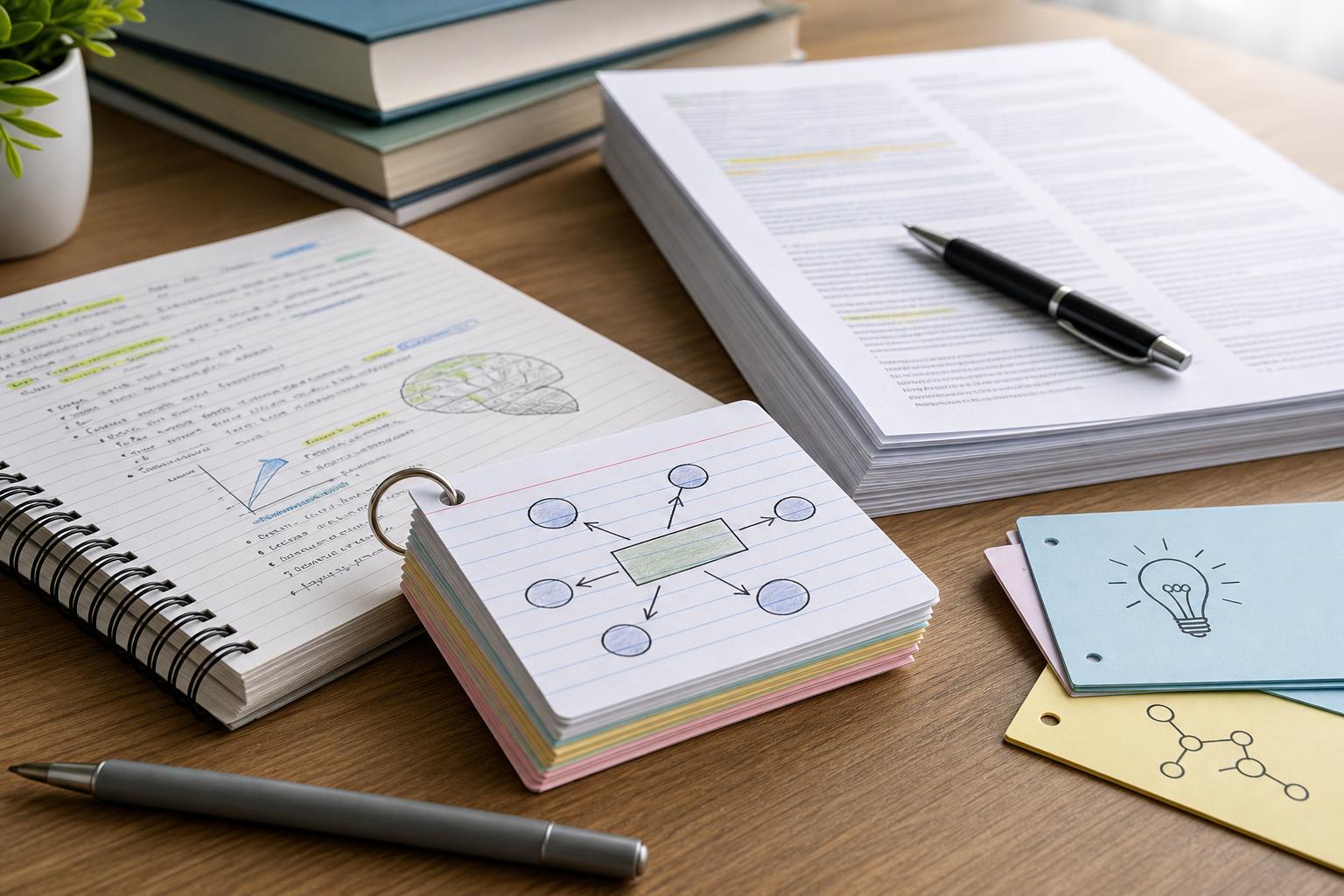 How to Make Flashcards From Lecture Notes and Transcripts