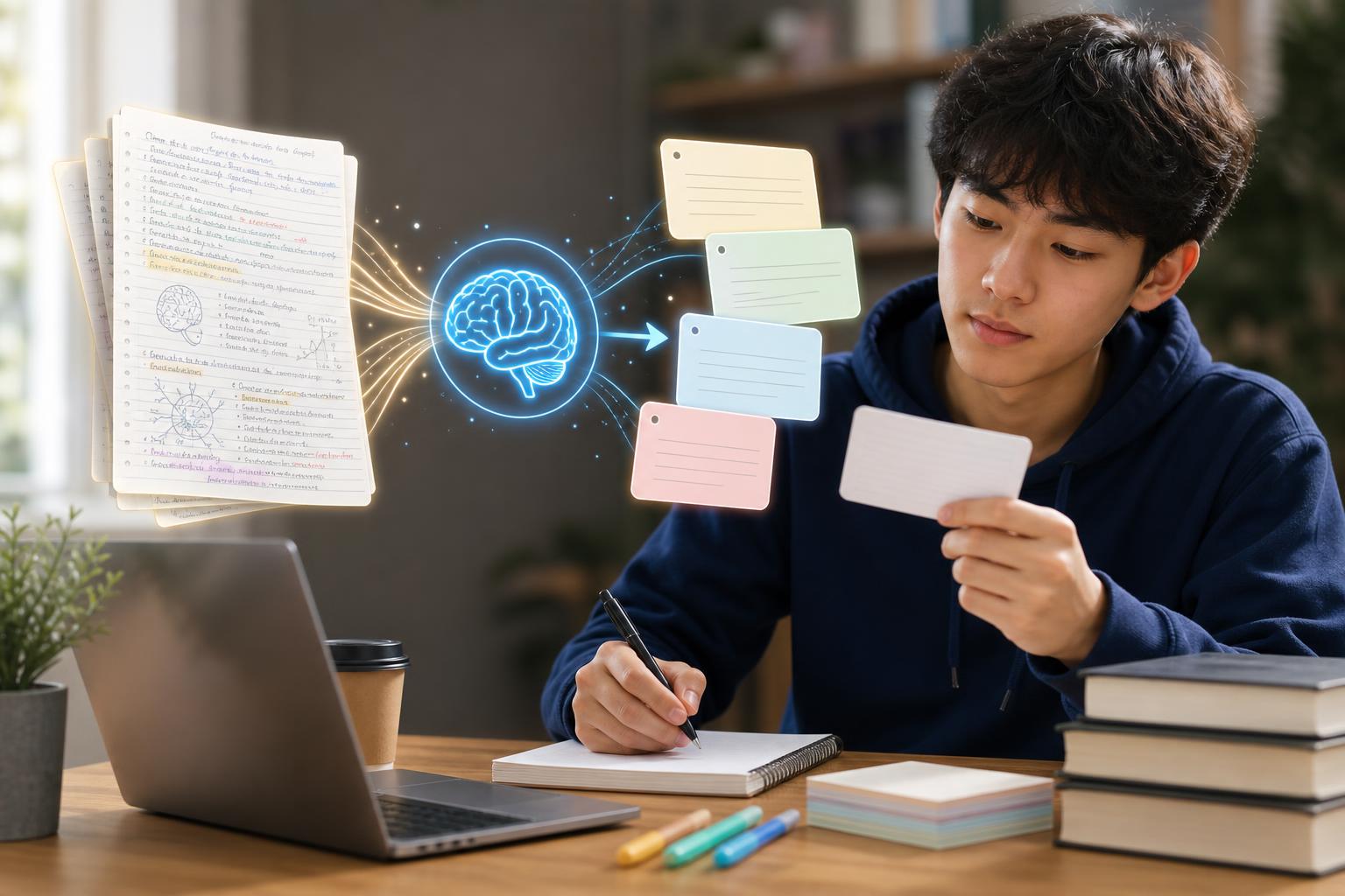 How to Make Flashcards From Lecture Notes With AI