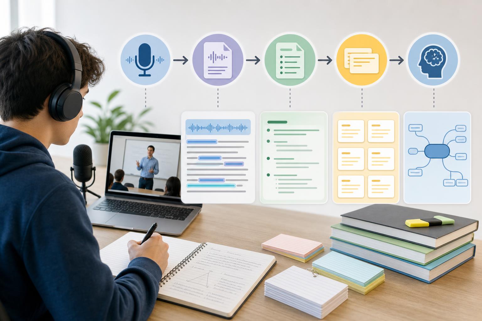 How to Turn a Lecture Recording Into Clear, Organized Study Notes featured image