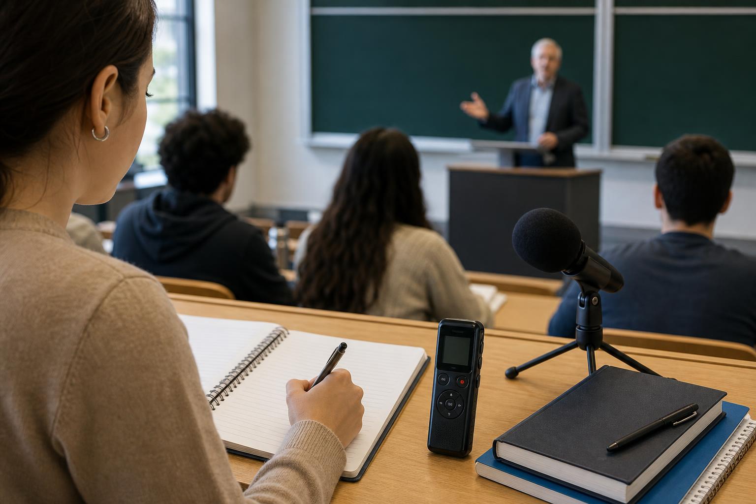 Best Ways to Record College Lectures for Accurate Transcripts and Notes