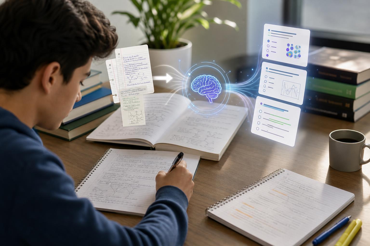 How to Create Practice Quizzes From Class Notes With AI